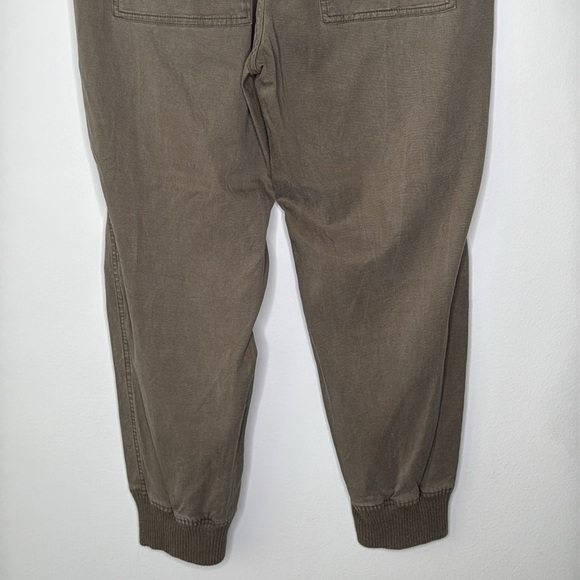 Roots Cotton Women's Jogger Pants in Olive Size XL - Picture 7 of 9